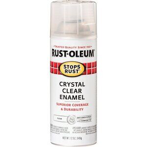7701830 Stops Rust Spray Paint, 12 oz, Gloss Crystal Clear